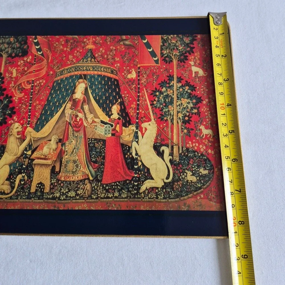 Vintage Lady & The Unicorn Placemats Complete Set Of 6 Lady Clare England